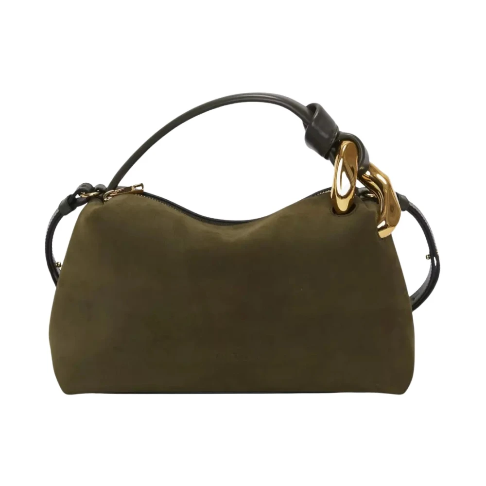 JW Anderson Khaki Suède Hoektas Green Dames