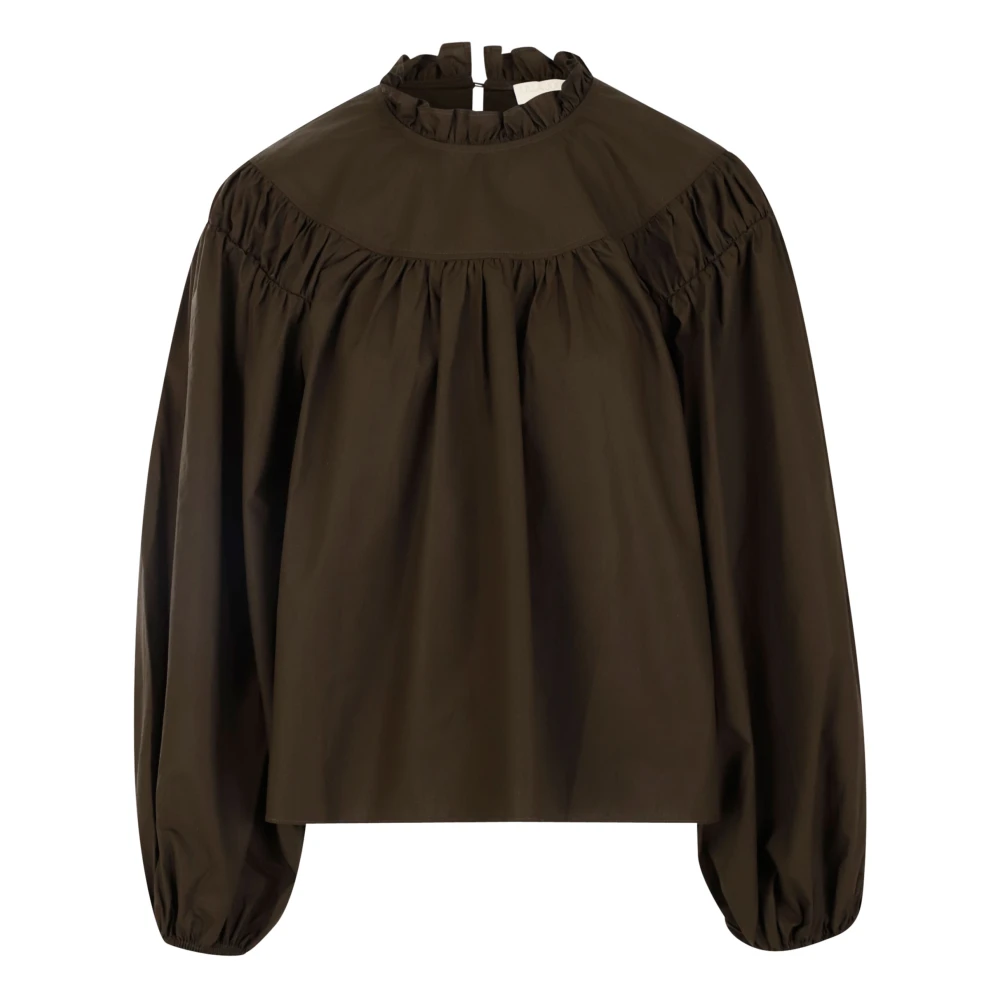 Ulla Johnson Stijlvolle Ardith Blouse Green Dames