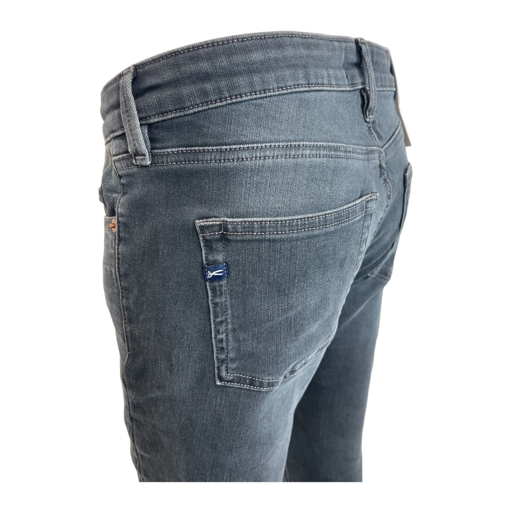 Denham Skinny Mid-Rise Stretch Jeans Donkerblauw Blue Dames