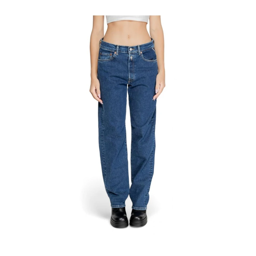 Replay Straight Jeans Blue, Dam