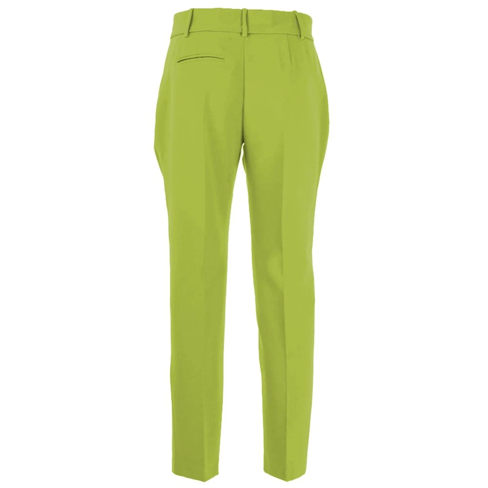 pinko Elegante Chino Broek met Hoge Taille Green Dames