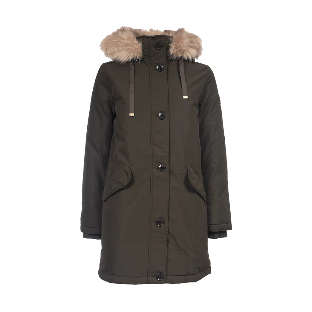 Ralph Lauren Parka met capuchon Green Dames