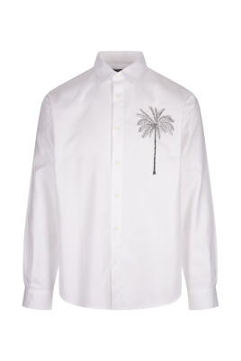 chemise-blanche-a-imprime-palmier