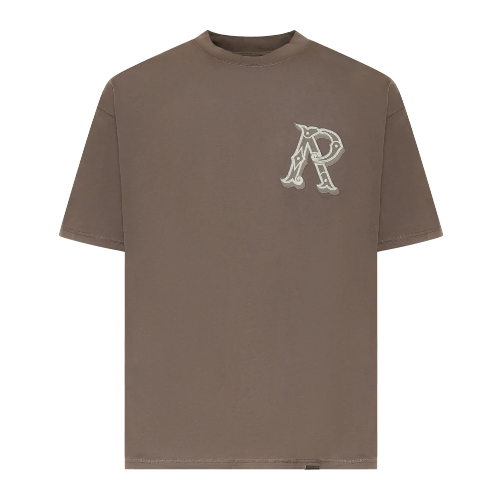 Represent Men's Brown T-Shirts, L, Western Initial T-Shirt