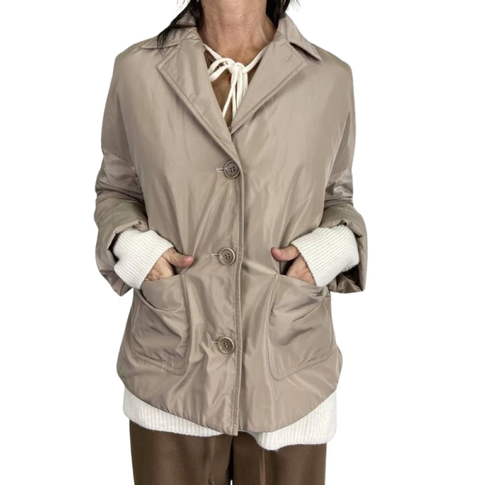 Aspesi Beige Technische Jas Beige Dames