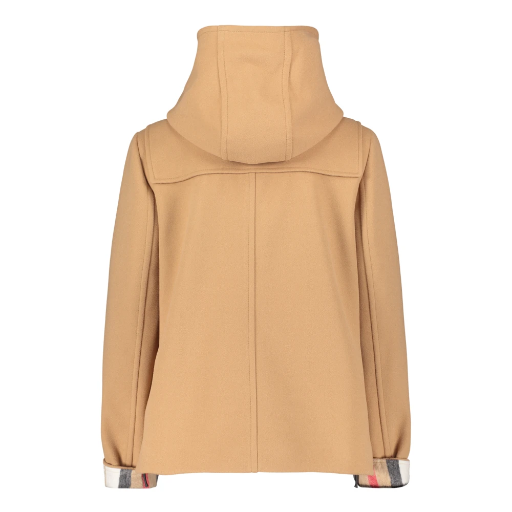 Amber & June Capuchon Duffle Jas Brown Dames
