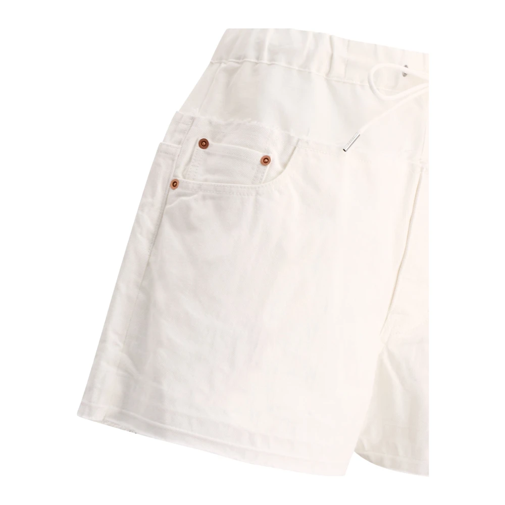 Sacai Short Shorts White Heren