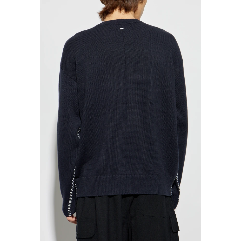 Rag & Bone Sweater Clarkson Blue Heren