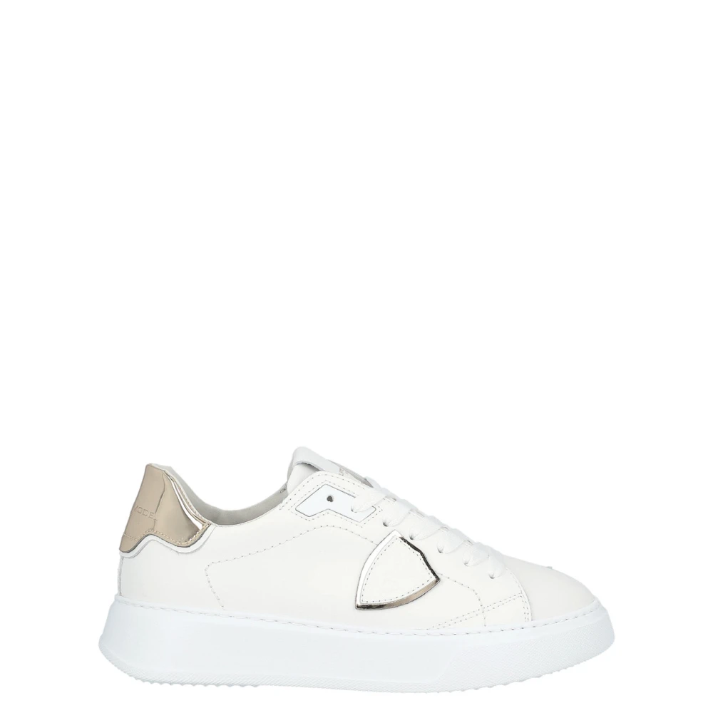 Philippe Model Women's White Sneakers, 8 Uk, Temple Sneaker