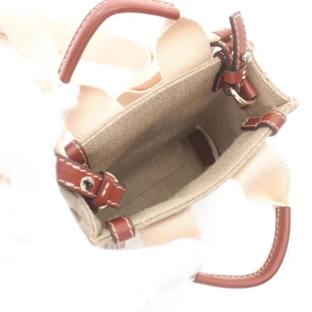 Chloé Pre-owned Canvas handbags Beige Dames