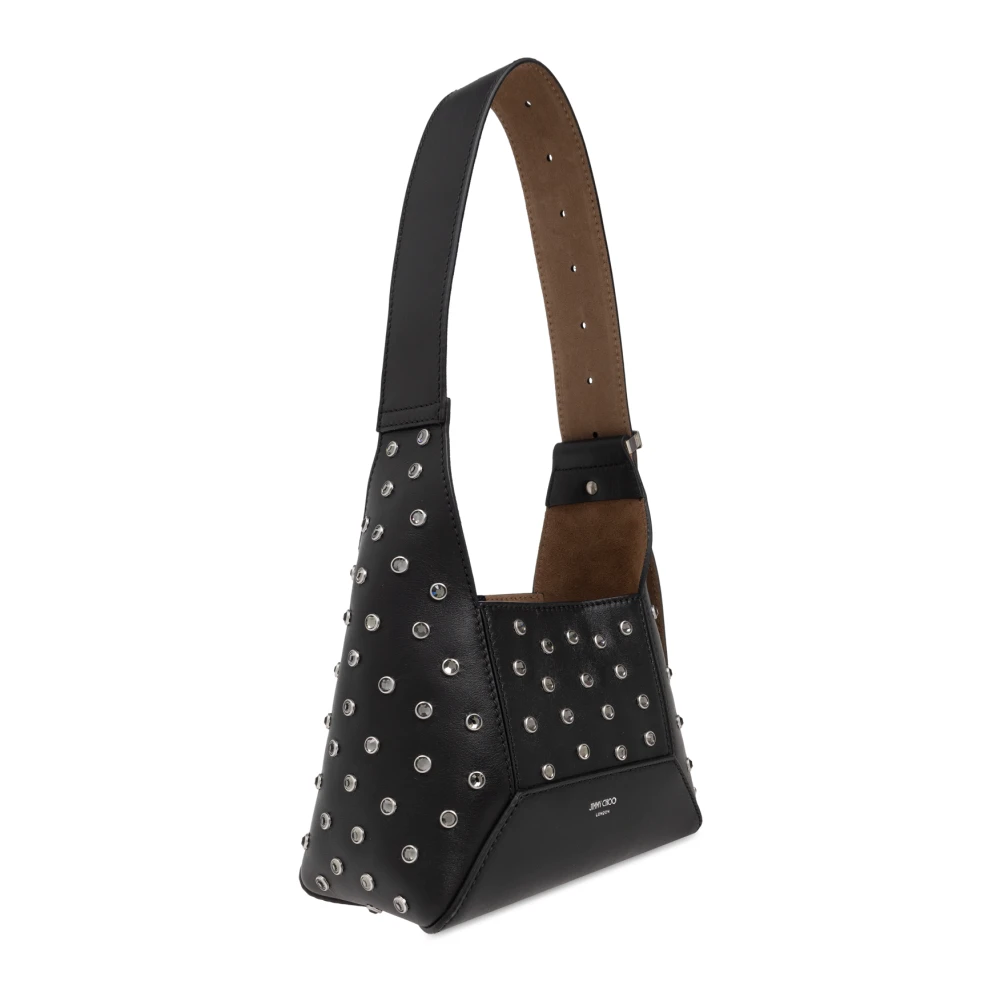 Jimmy Choo Schoudertas 'Diamond Small' Black Dames