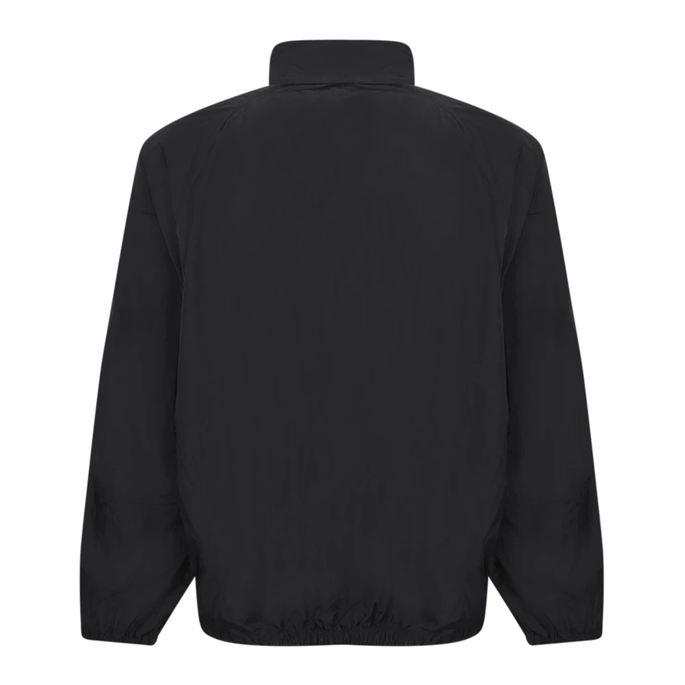 JW Anderson Zwarte Nylon Ritsjas Black Heren