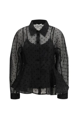 Polyester Mönsterskjorta
