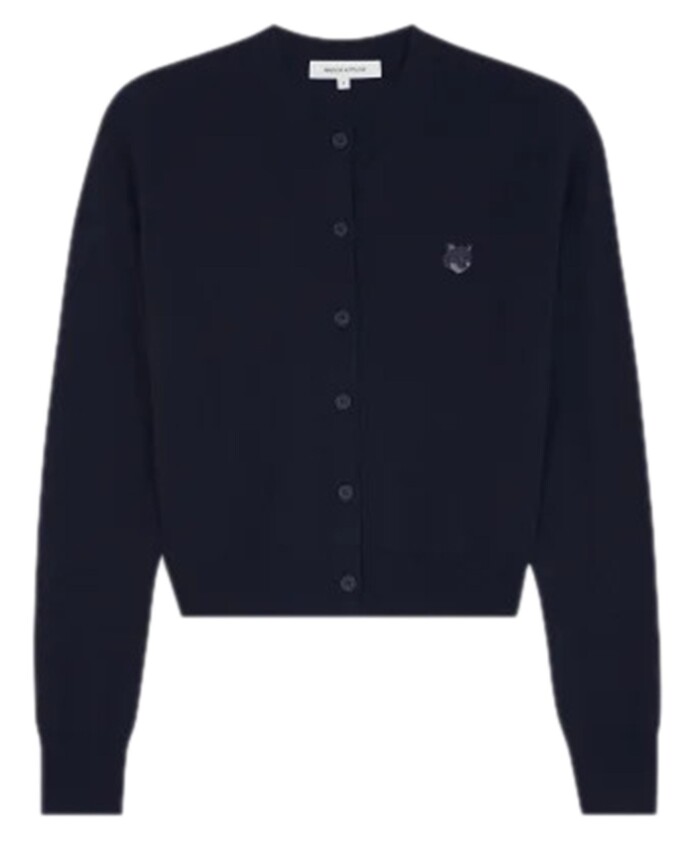 fox-head-cardigan-sweater