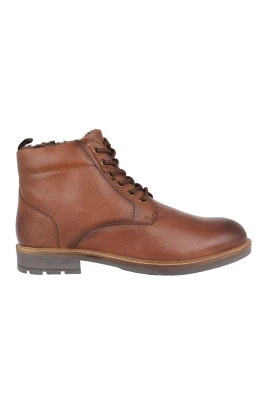 Varmfodrade läderkängor