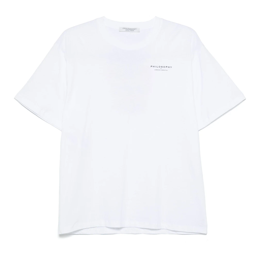 Philosophy di Lorenzo Serafini Biologisch Jersey T-shirt White Dames