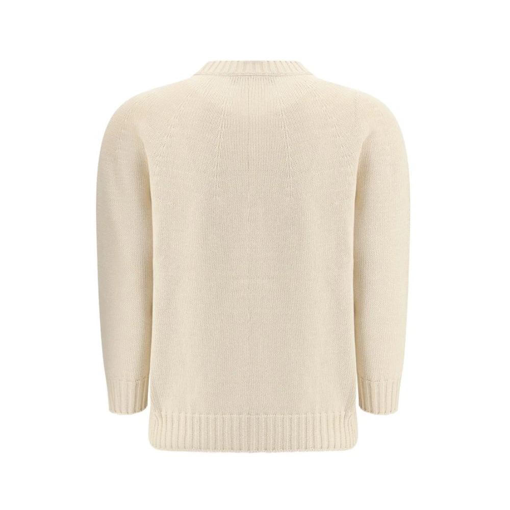 Fabiana Filippi Geribbelde Katoenen Vest Beige Dames