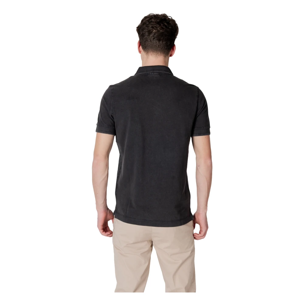 Replay Zwarte poloshirt met korte mouwen Black Heren
