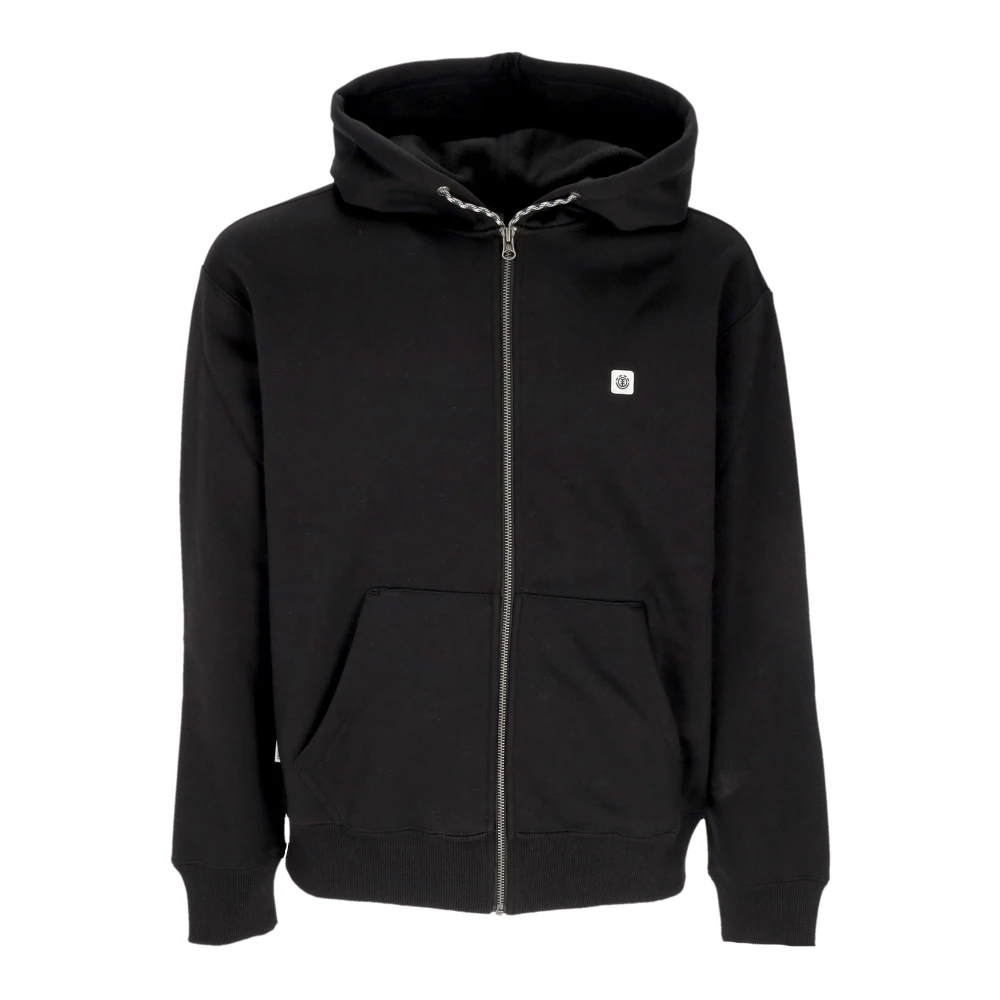 Element Zip Hoodie met Verstelbare Capuchon Black Heren