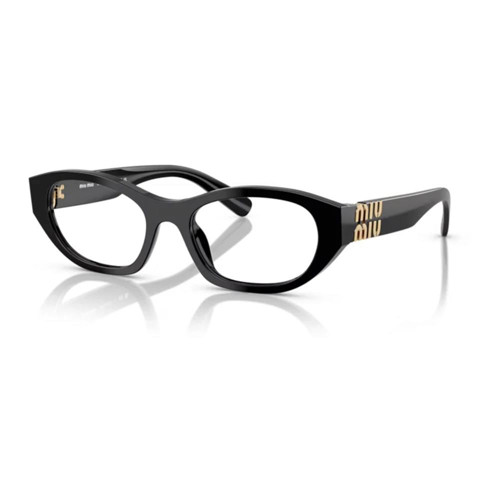 Miu Miu Svarta Glasögonbågar Solglasögon Black, Unisex