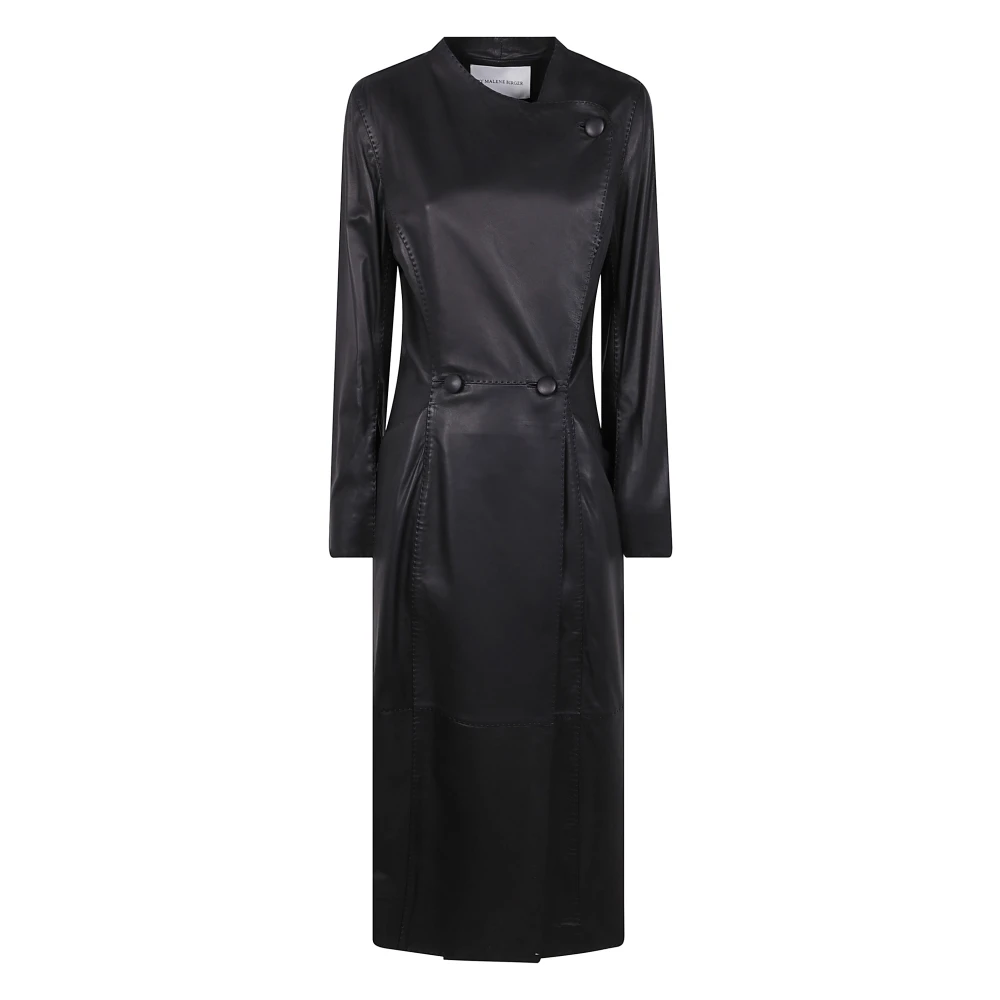 By Malene Birger Elegante Wollen Jas By Herenne Birger Black Dames