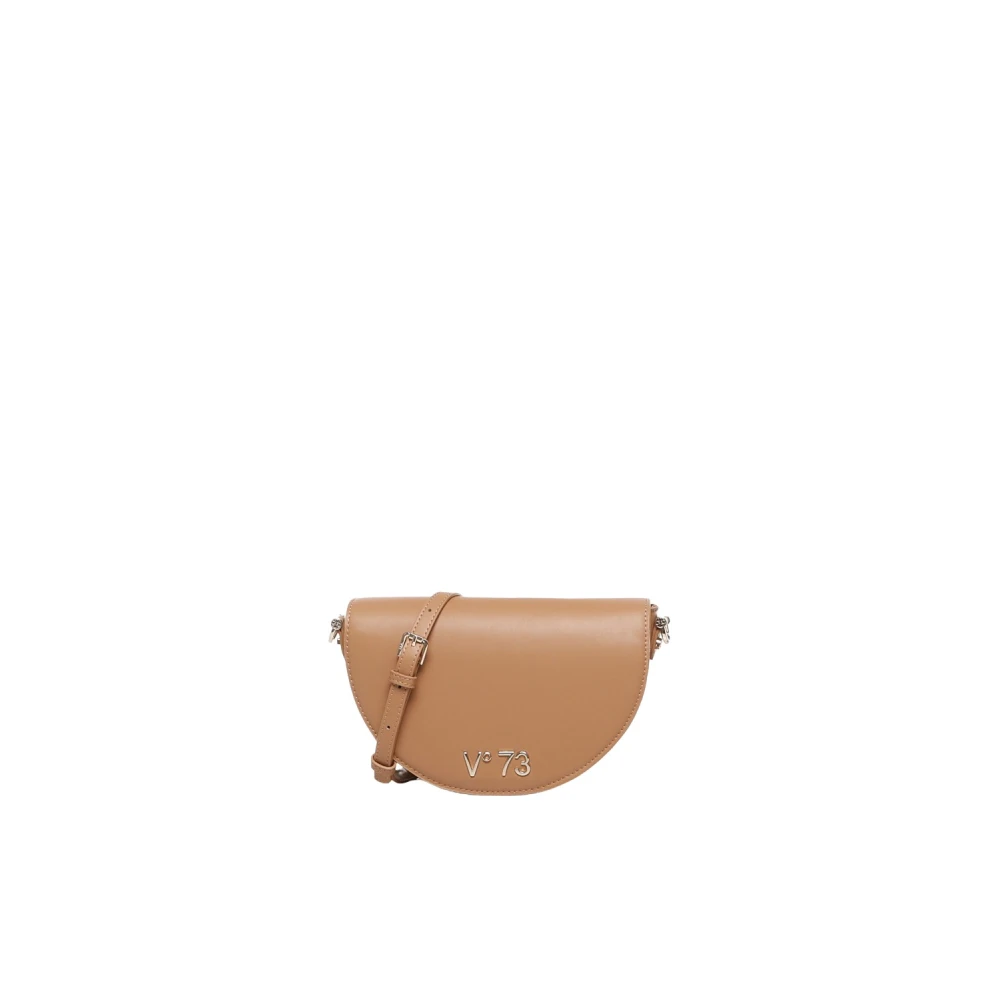 V73 Geometrische Eco-lederen tas Brown Dames