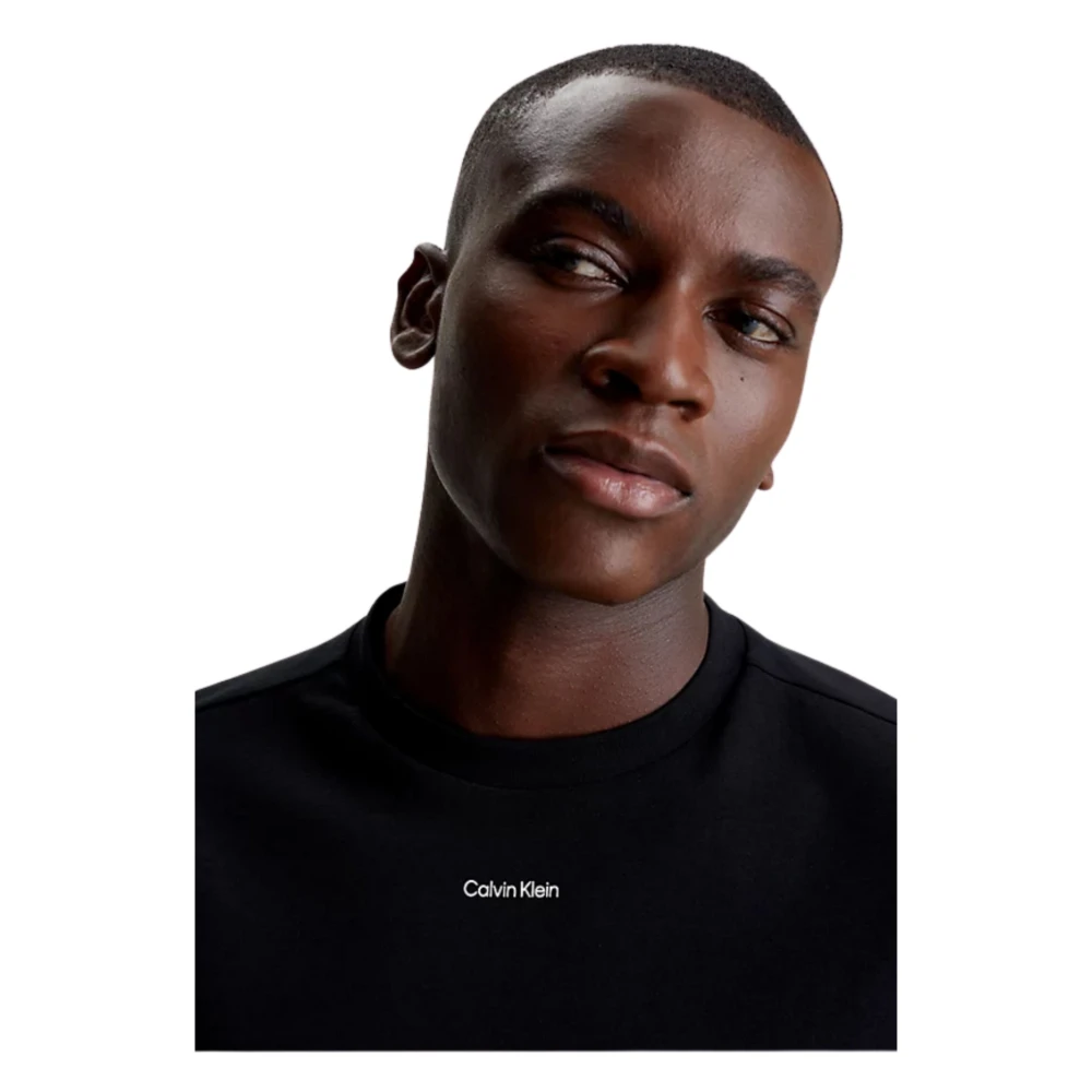 Calvin Klein Moderne en Verfijnde Heren T-shirts en Polos Black Heren