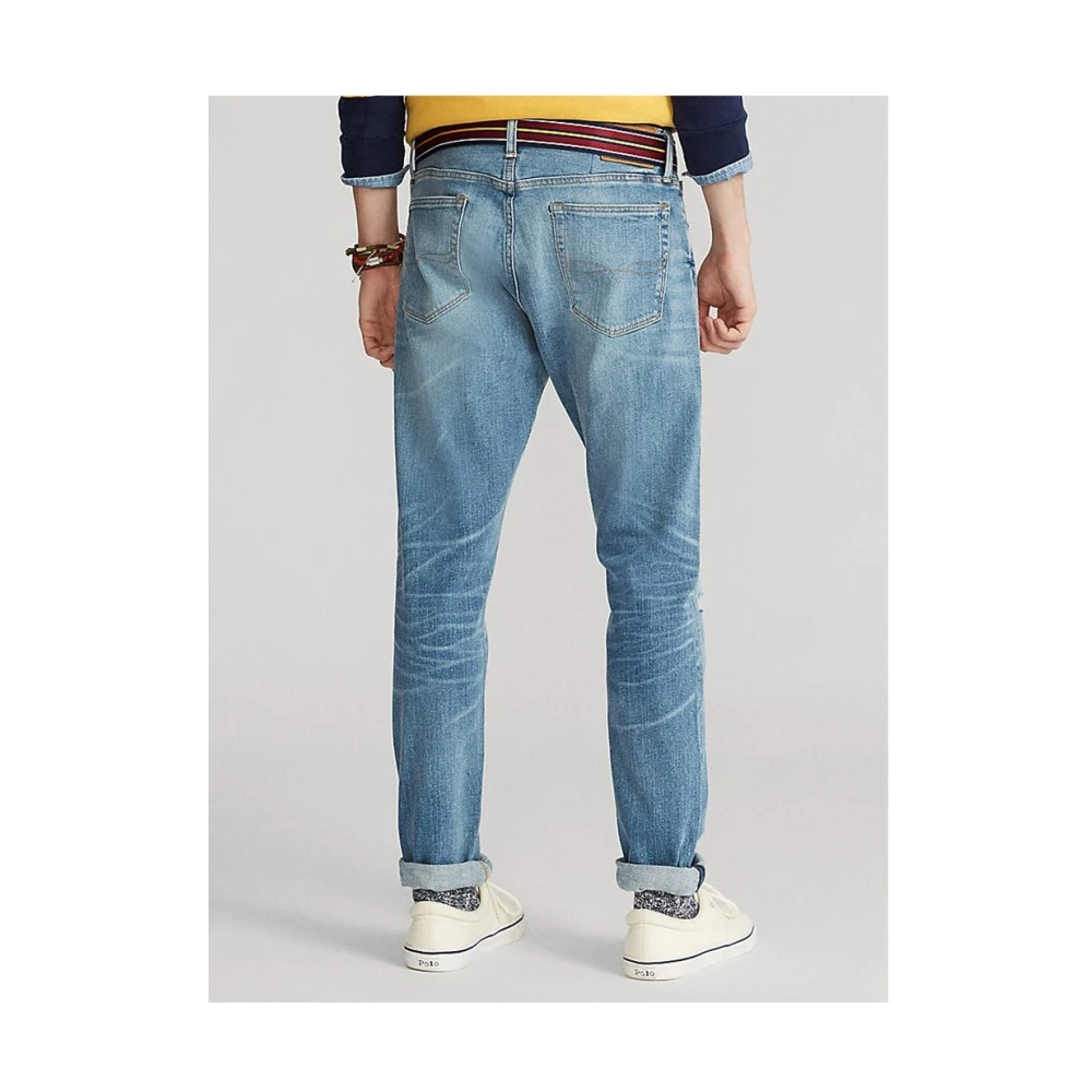 Ralph Lauren Vintage-geïnspireerde Blauwe Straight Fit Jeans Blue Heren