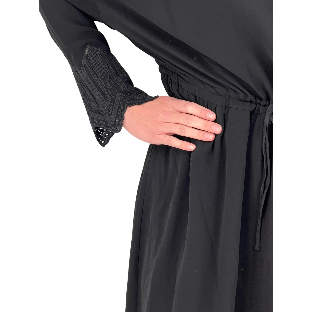 IRO Zwarte Kant Gelegenheidsjurk Black Dames