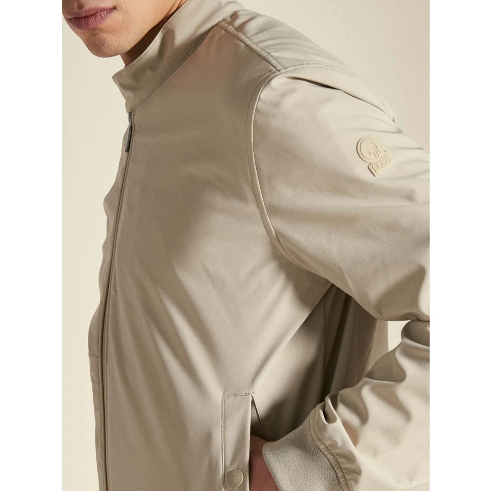 Ciesse Piumini Beige Bomberjack Waterdicht Ademend Softshell Beige Heren