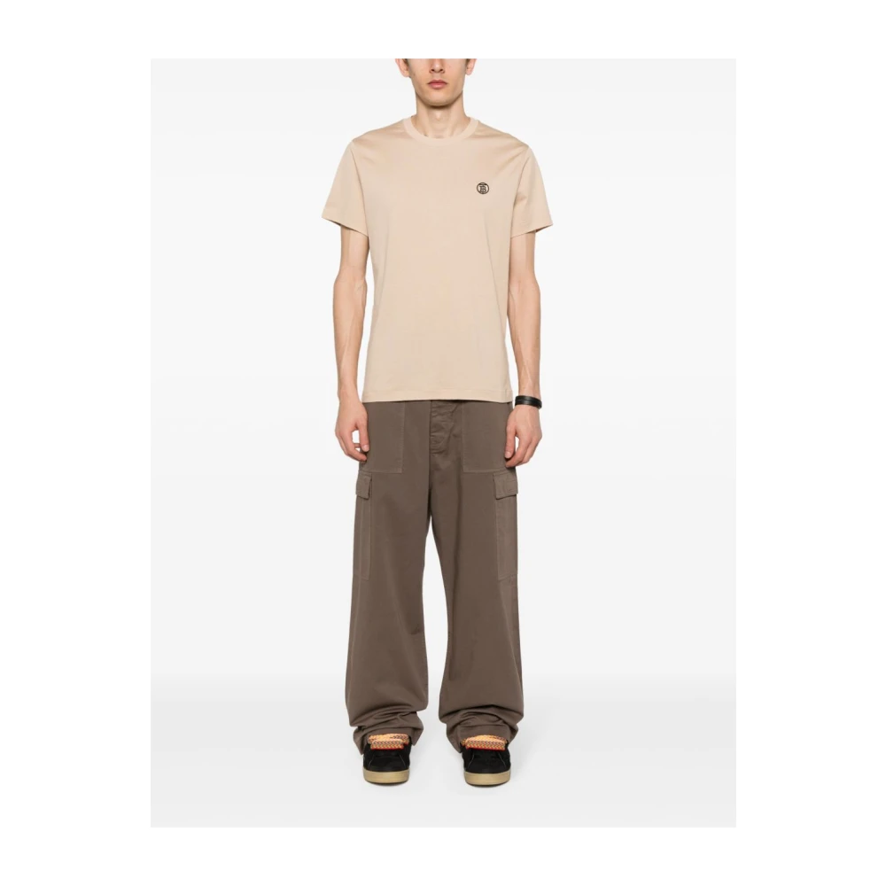 Burberry Stijlvolle T-shirts en Polos Brown Heren