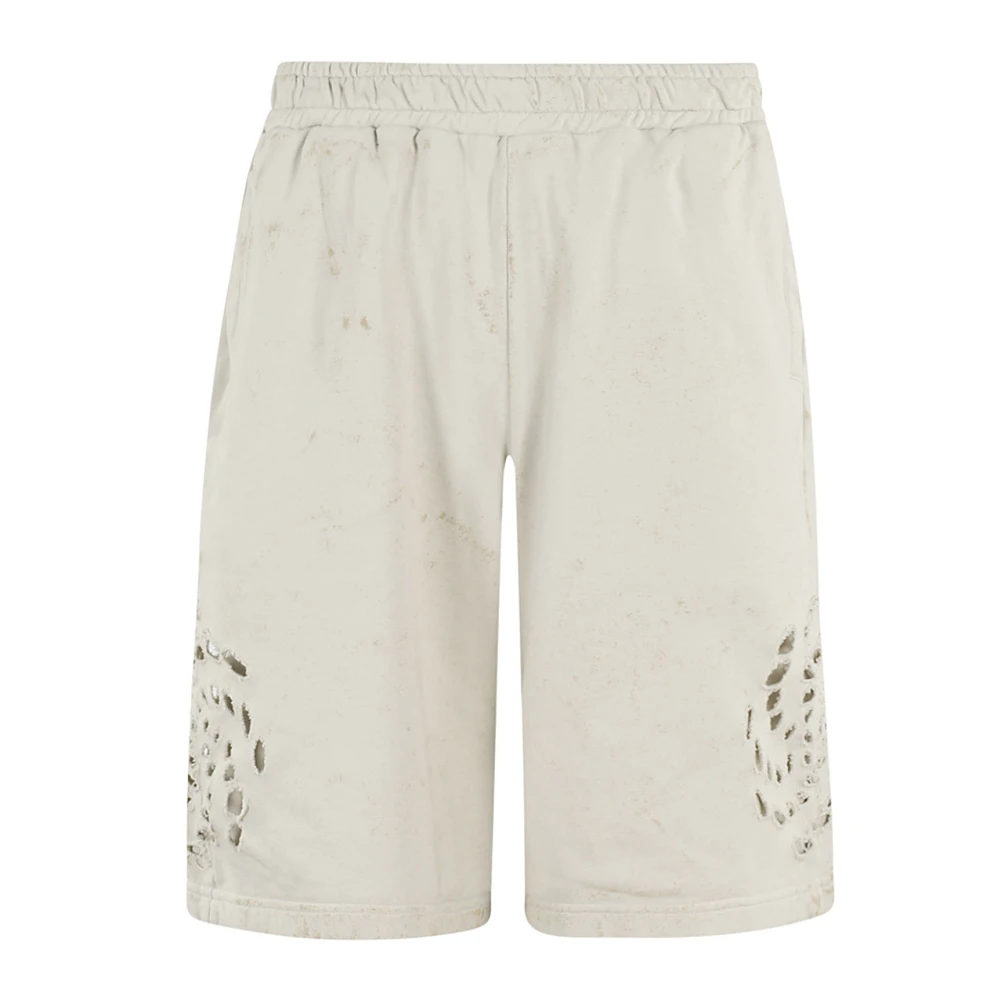44 Label Group Shorts de sport décontractés pour hommes White Heren