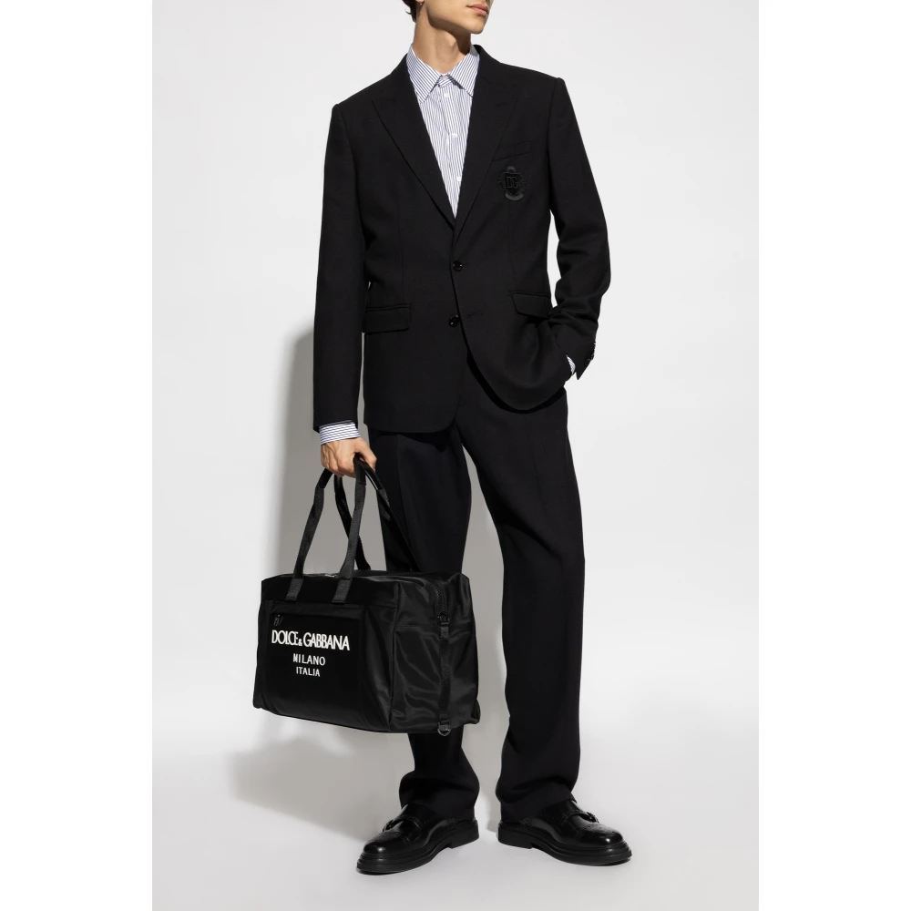 Dolce & Gabbana Wollen jas Black Heren