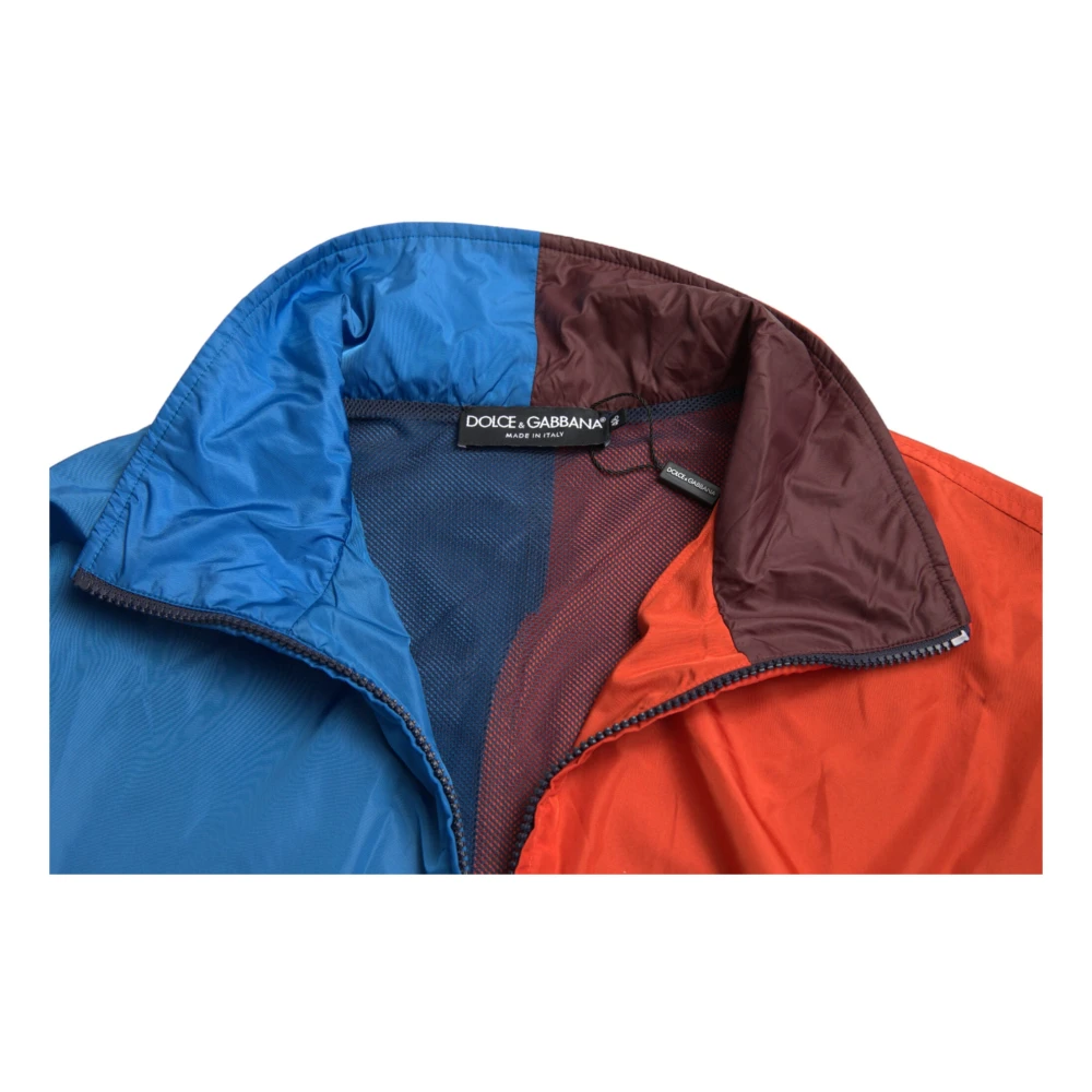 Dolce & Gabbana Multicolor Techno Windbreaker Jas Multicolor Heren