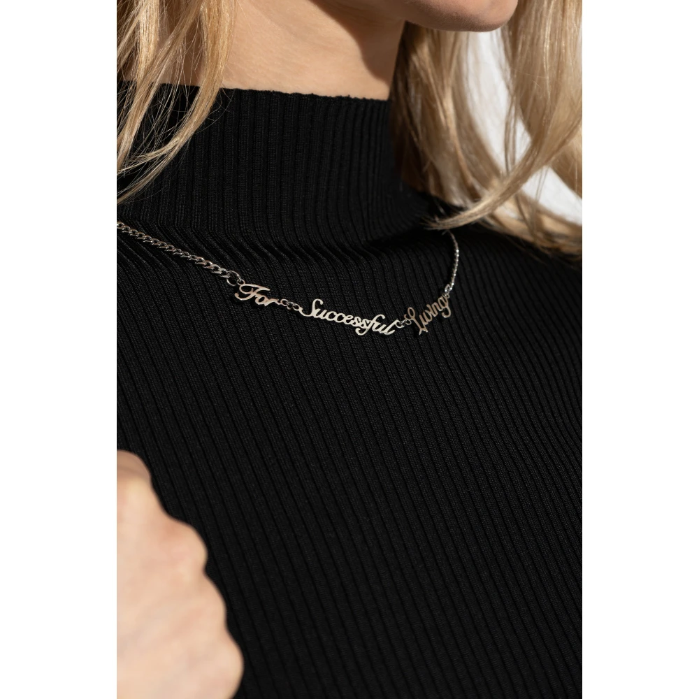 Diesel Jurk M-Ango-Ls Black Dames