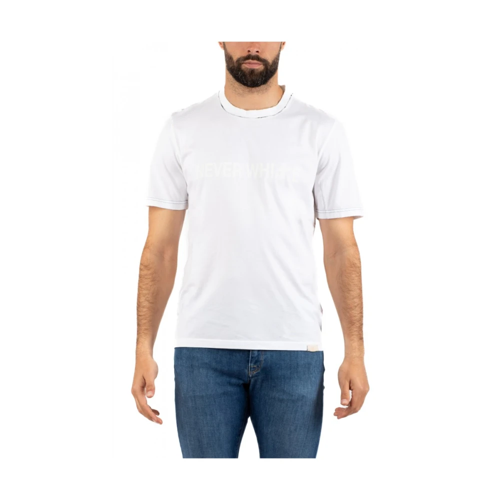 Premiata Stijlvolle Heren T-shirt White Heren
