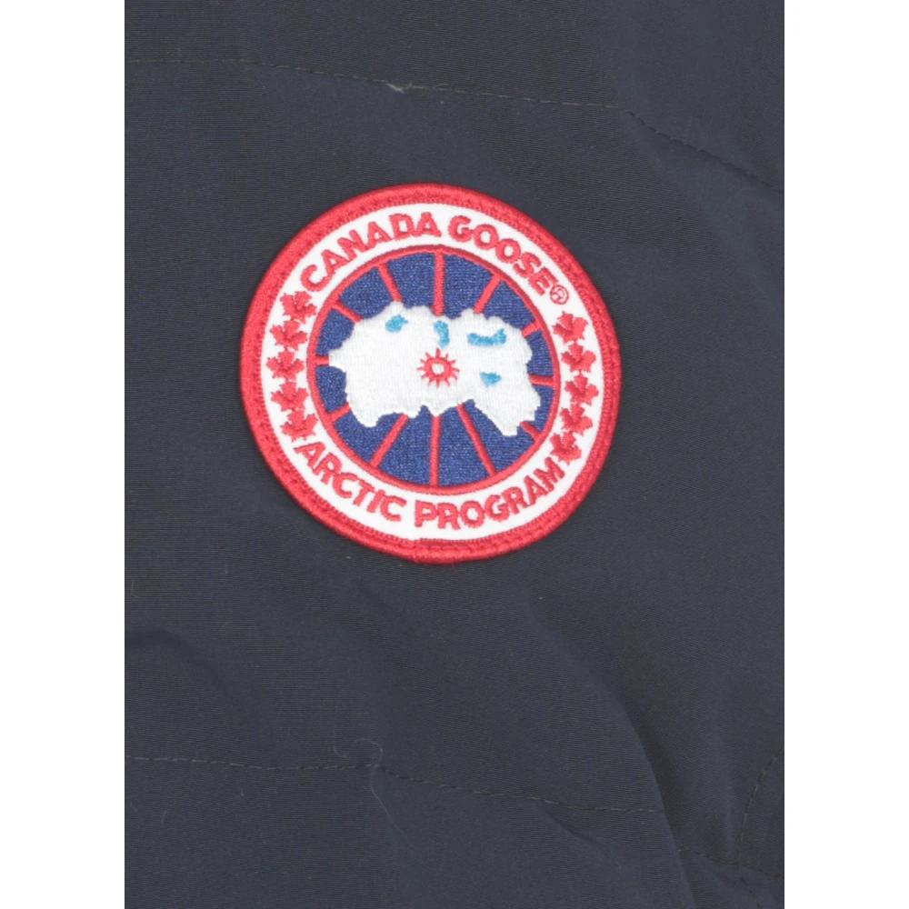 Canada Goose Blauwe Gewatteerde Donsjas met Capuchon Blue Heren