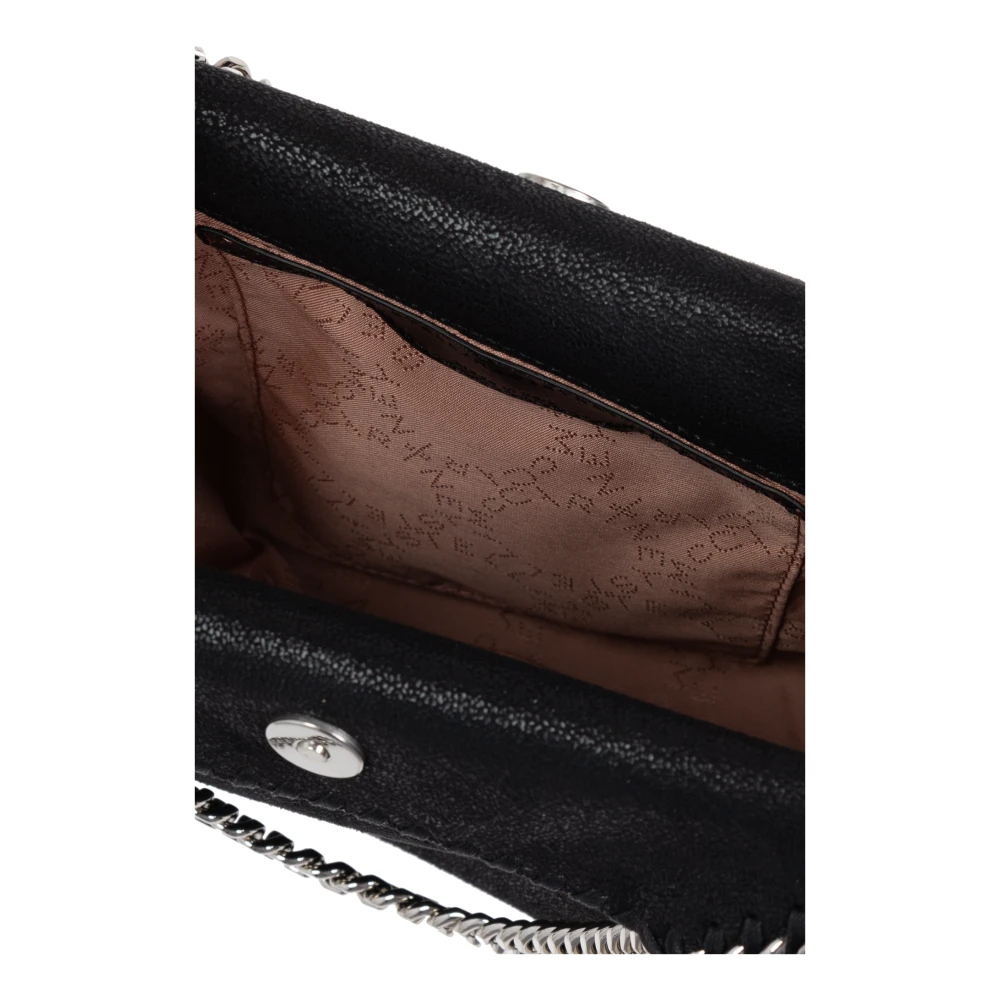 Stella Mccartney Mini Eco Shaggy Schoudertas Black Dames