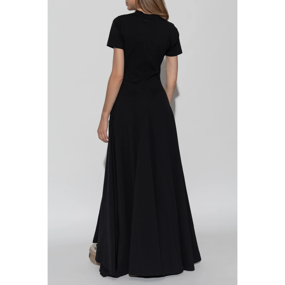 Vetements Jurk met logo Black Dames