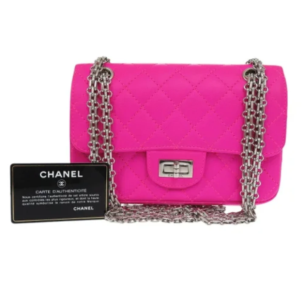 Chanel Vintage Pre-owned Fabric chanel-bags Pink Dames