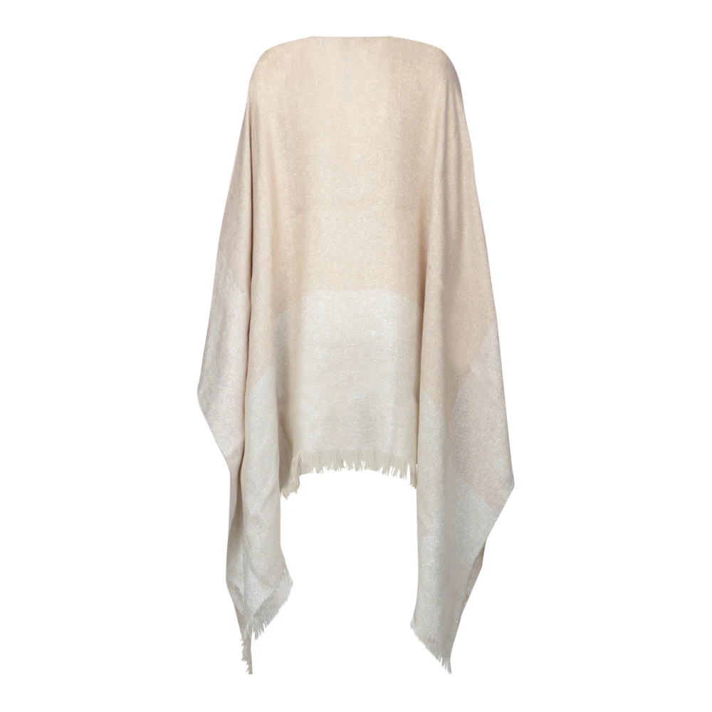 Fabiana Filippi Chique cape met franjes Gray Dames