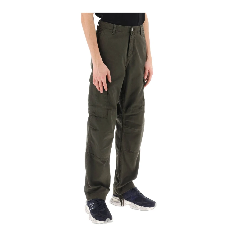 Carhartt WIP Straight Trousers Green Heren