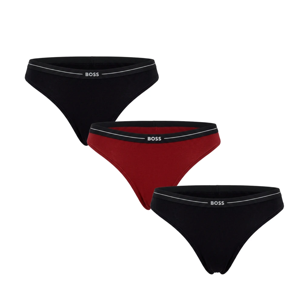 Hugo Women's Multicolor 3P Thong - Underpants - 2XL - Underwear