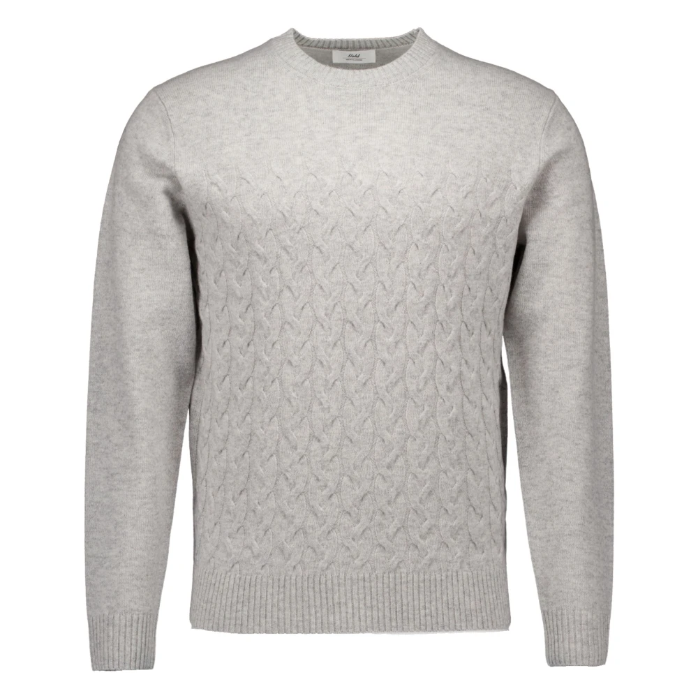 Gentiluomo Ronde LS Trui Lichtgrijs Gray Heren