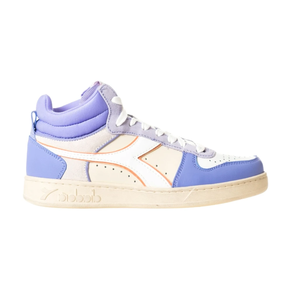 Diadora Women's Purple Magic Basket Demi Icona Sneaker