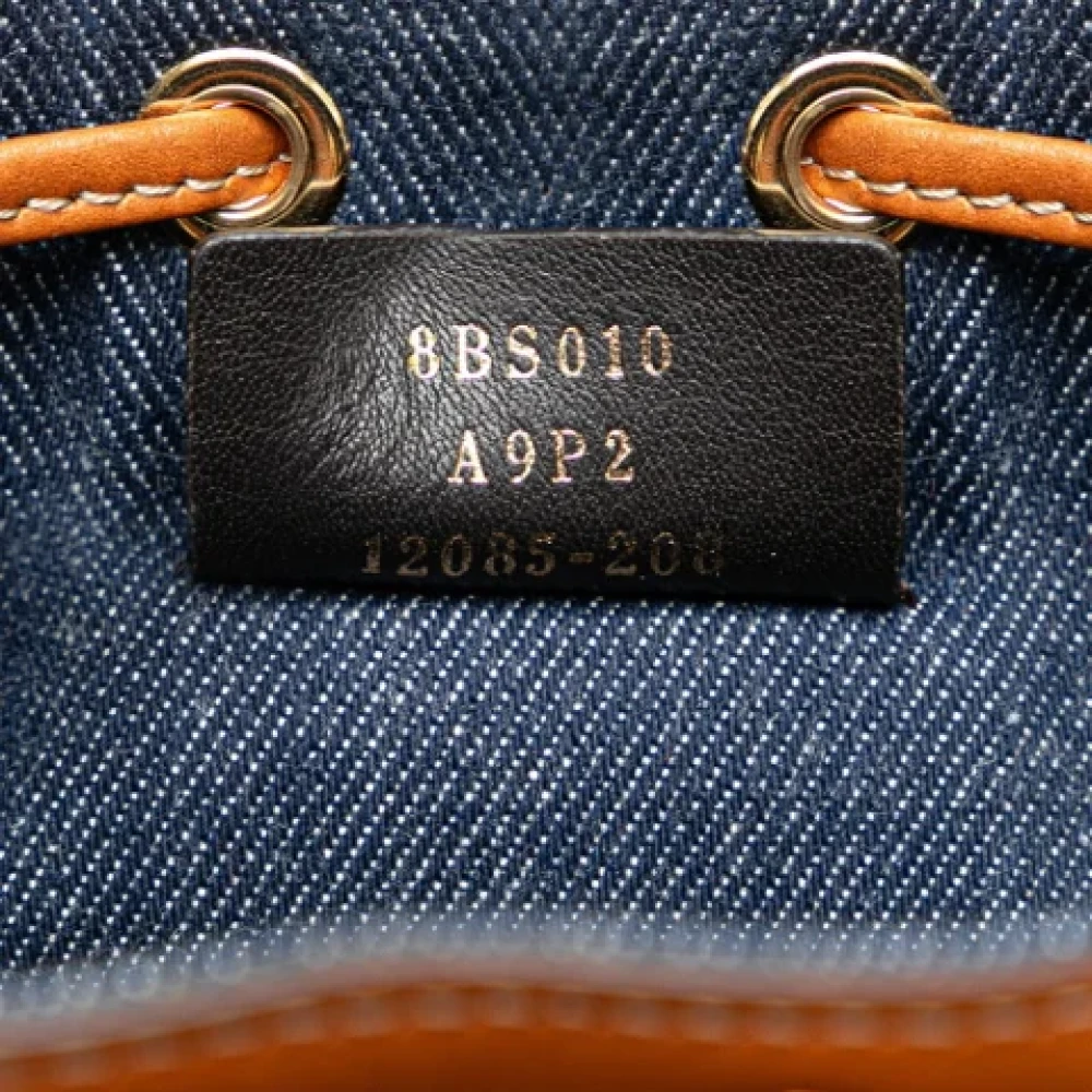 Fendi Vintage Pre-owned Denim fendi-bags Blue Dames