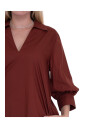 robe-tunique-en-coton-avec-col-en-v