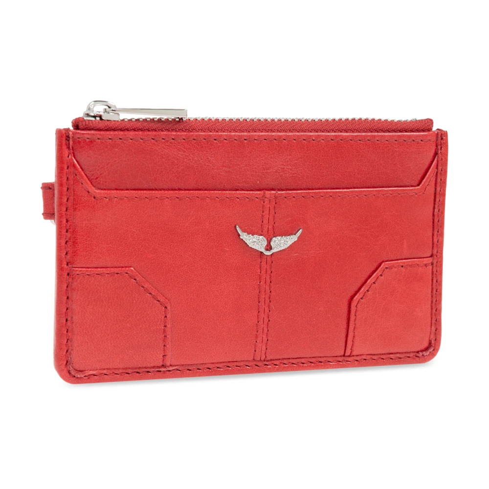 Zadig & Voltaire Leren portemonnee Red Dames