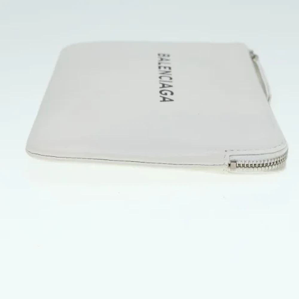 Balenciaga Vintage Pre-owned Leather pouches White Dames