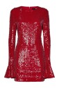 robe-rouge-avec-poignets-evases-et-logo-r